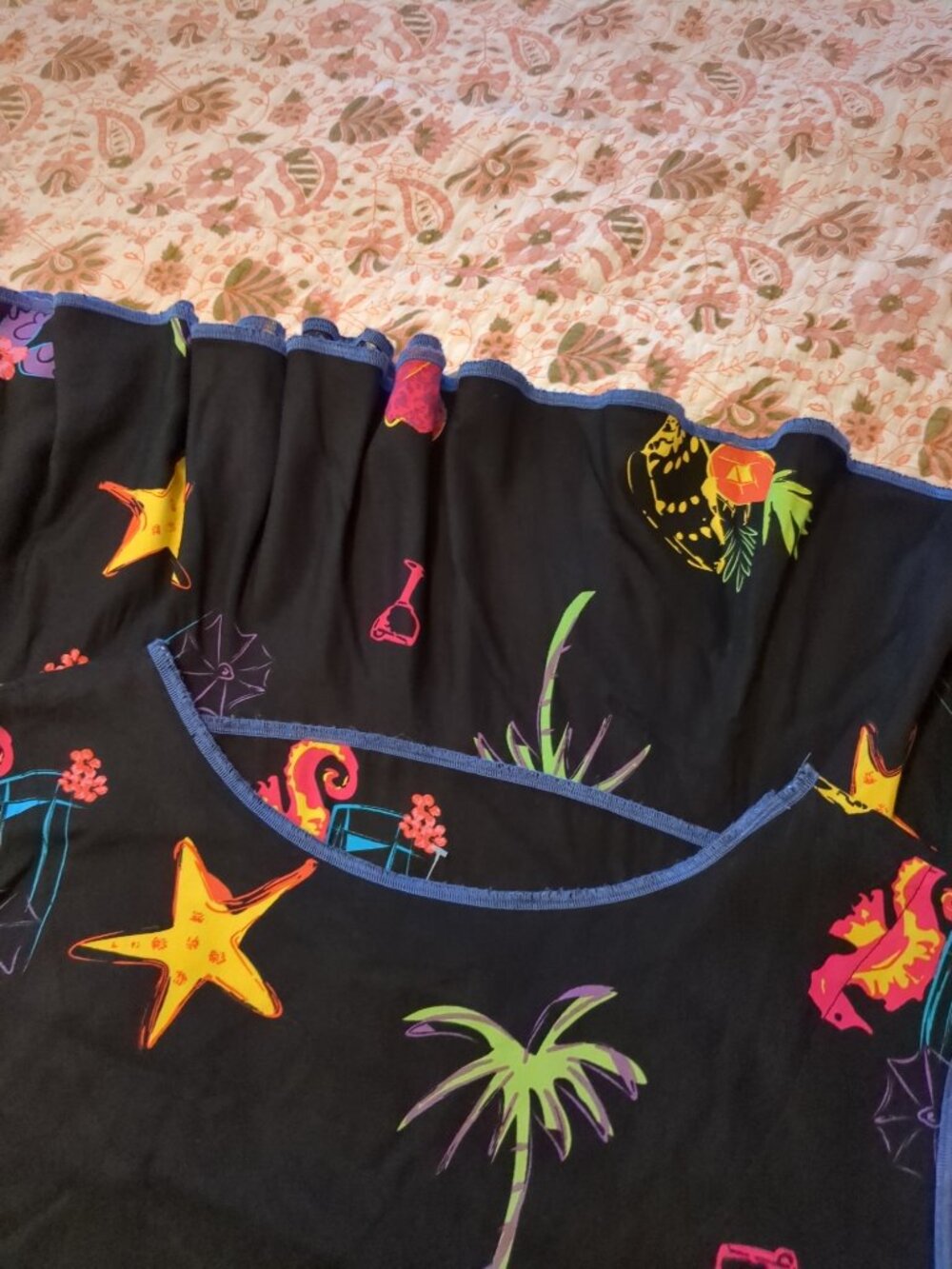 OS Beach Cover Up Dress Fun Animal Print - Picture 12 of 14